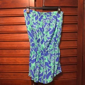 Elephant print Lilly Pulitzer Romper XS